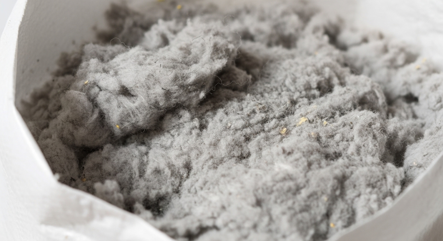 Ouate de cellulose en vrac pour isolation combles soufflée à Dijon